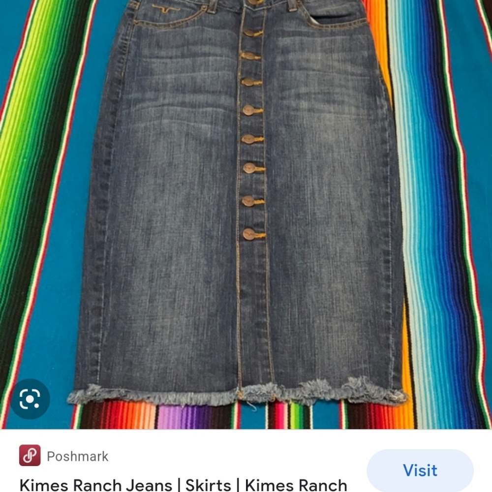 ISO!!!!!!!!!!! Kimes denim skirt small/medium